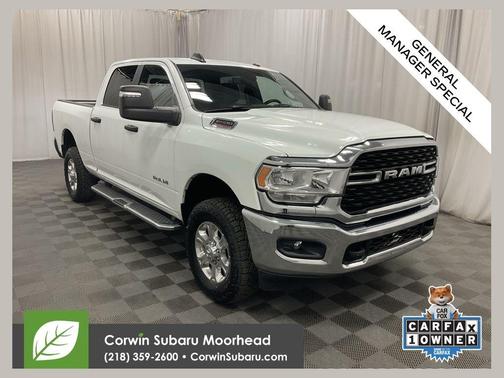 Pearl White 2024 RAM 2500 Big Horn