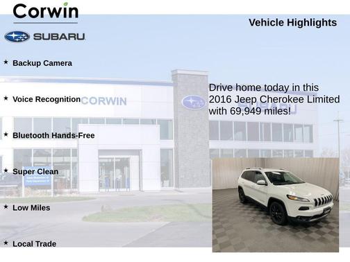 2016 Jeep Cherokee Limited