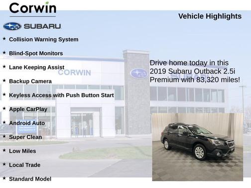 2019 Subaru Outback 2.5i Premium