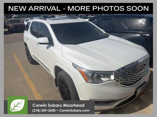 White Frost Tri-Coat 2017 GMC Acadia Denali