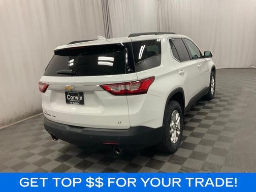 Summit White 2019 Chevrolet Traverse LT Leather
