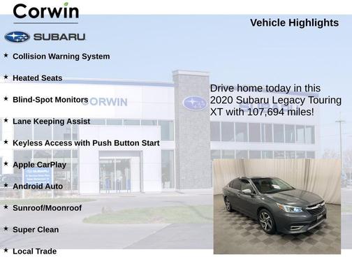 2020 Subaru Legacy Touring XT