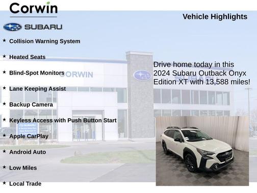 2024 Subaru Outback Onyx Edition XT