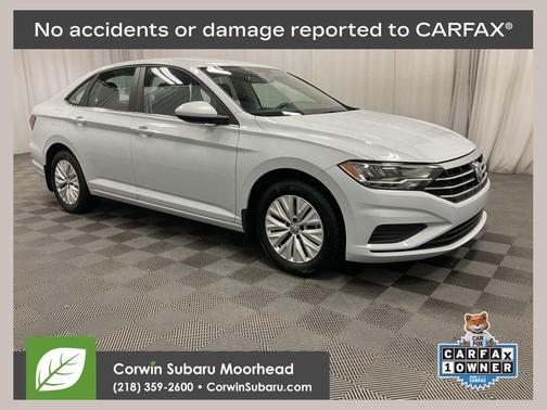 White Silver Metallic 2019 Volkswagen Jetta 1.4T S