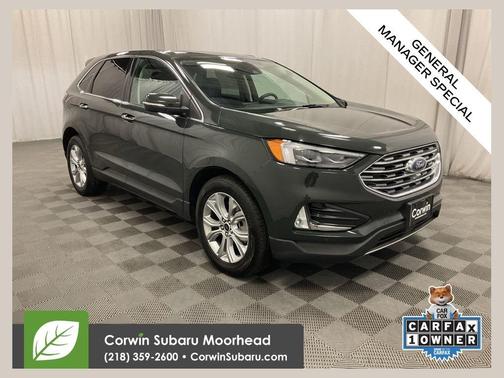 Forged Green Metallic 2024 Ford Edge Titanium