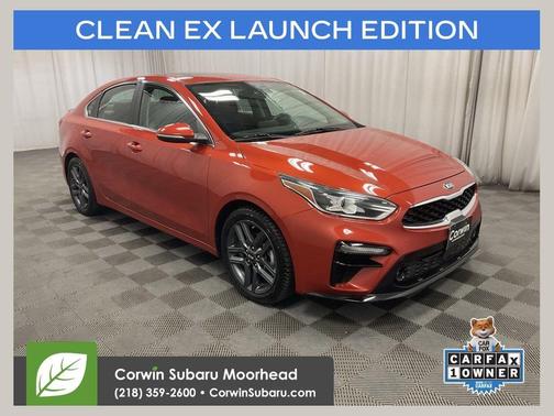 Fire Orange 2019 Kia Forte EX
