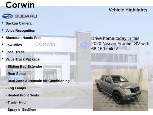 2020 Nissan Frontier SV