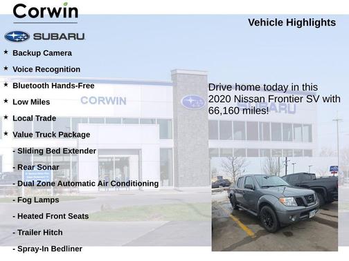 2020 Nissan Frontier SV