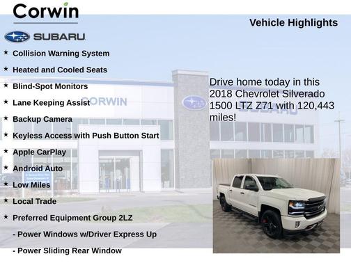 2018 Chevrolet Silverado 1500 LTZ