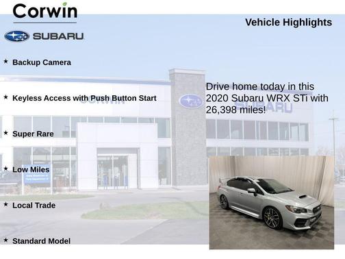 2020 Subaru WRX STI Base