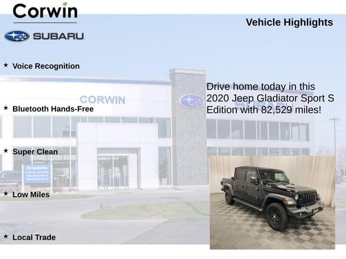 2020 Jeep Gladiator Sport