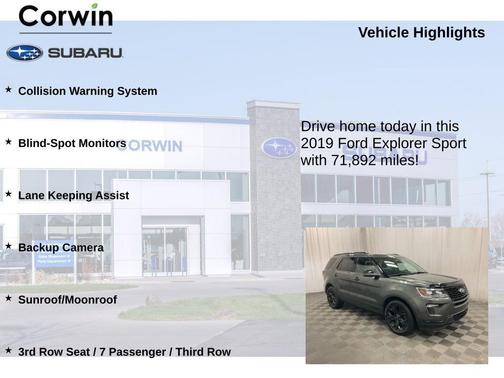 2019 Ford Explorer sport