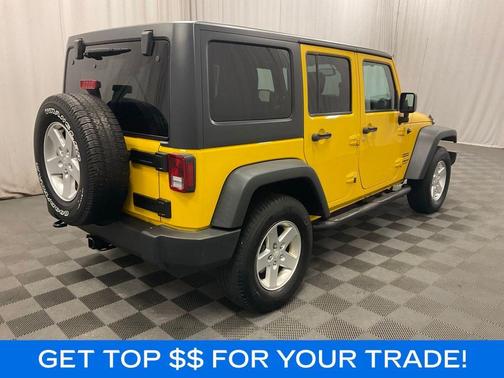 Baja Yellow Clearcoat 2015 Jeep Wrangler Unlimited Sport