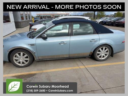 Light Ice Blue Clearcoat Metallic 2008 Ford Taurus Limited