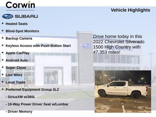 2022 Chevrolet Silverado 1500 High Country