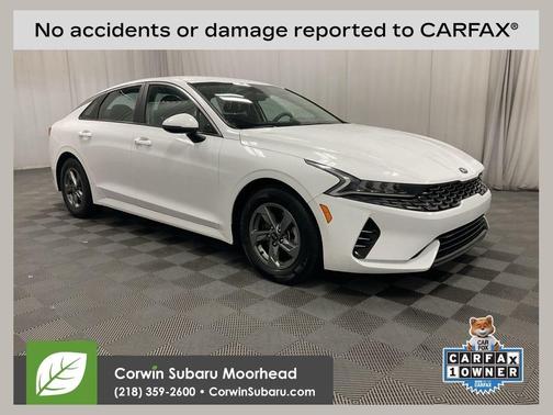 Glacial White Pearl 2021 Kia K5 LXS