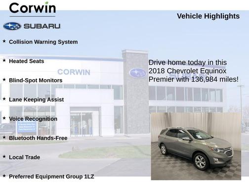 2018 Chevrolet Equinox Premier w/1LZ