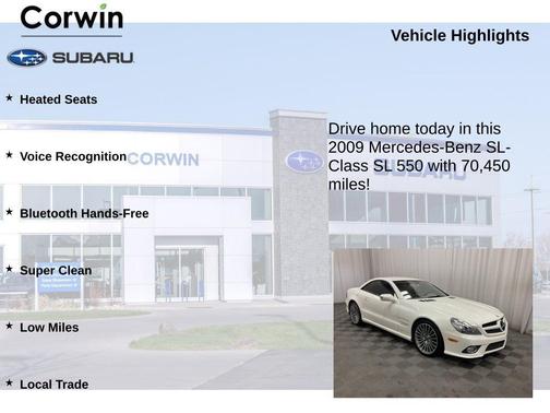 2009 Mercedes-Benz SL-Class SL 550