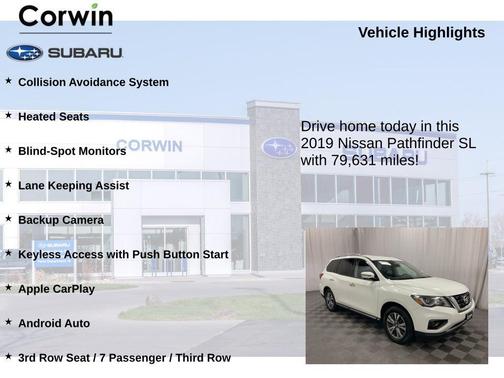 2019 Nissan Pathfinder SL