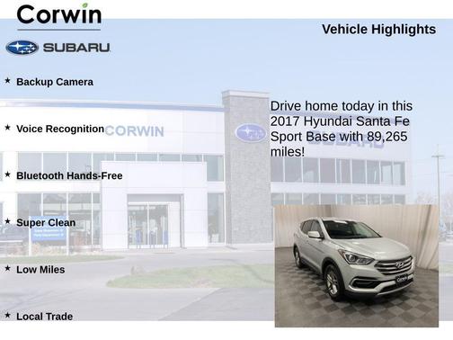 2017 Hyundai Santa Fe Sport 2.4L