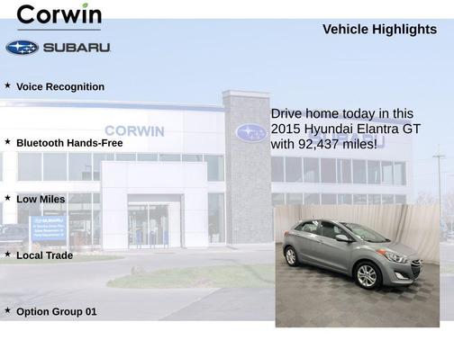 2015 Hyundai Elantra GT Base