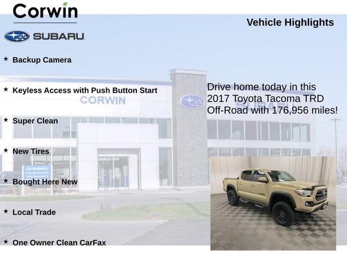 2017 Toyota Tacoma TRD Off Road