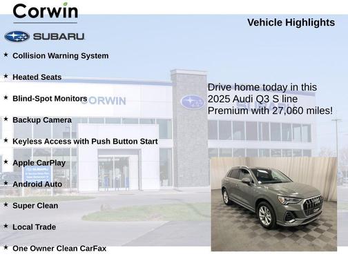 2025 Audi Q3 45 S line Premium