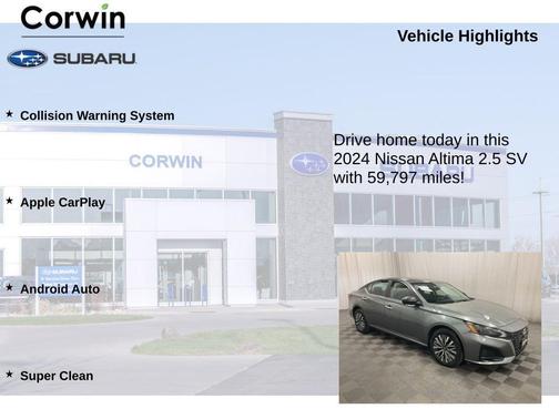 2024 Nissan Altima 2.5 SV