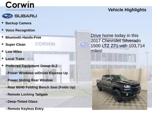2017 Chevrolet Silverado 1500 LTZ