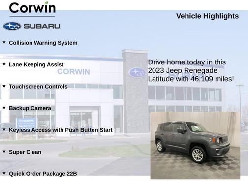 2023 Jeep Renegade Latitude