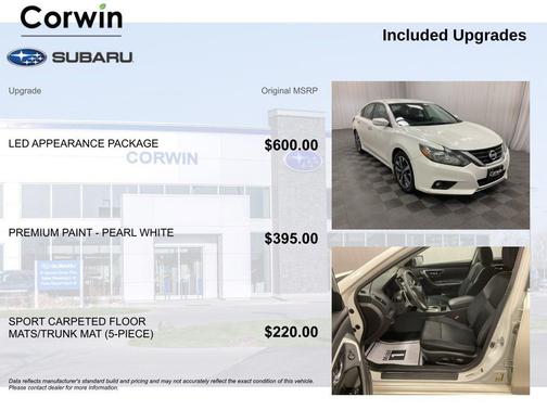 2016 Nissan Altima 2.5 SR