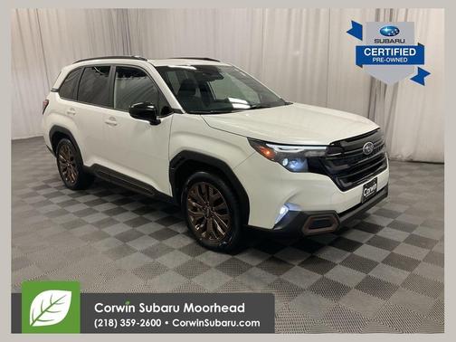 Crystal White Pearl 2025 Subaru Forester Sport