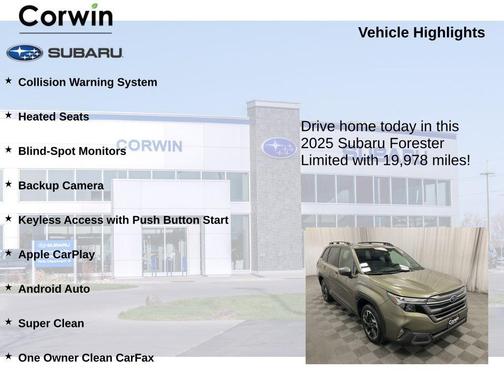 2025 Subaru Forester 2.5i Limited