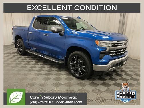 Glacier Blue Metallic 2022 Chevrolet Silverado 1500 LTZ
