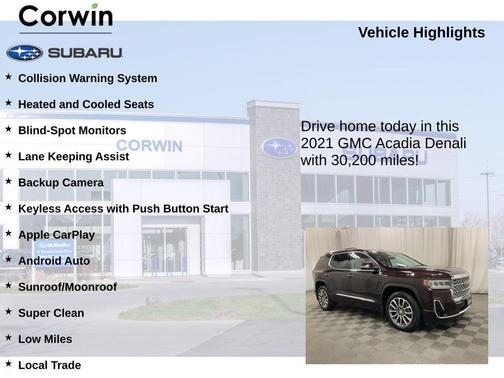 2021 GMC Acadia Denali