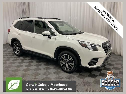 Crystal White Pearl 2023 Subaru Forester Limited