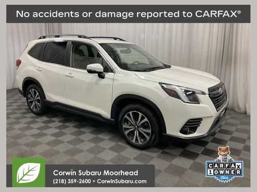 Crystal White Pearl 2023 Subaru Forester Limited