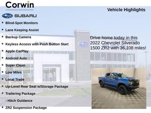 2022 Chevrolet Silverado 1500 ZR2