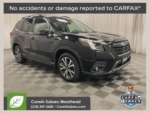 Crystal Black Silica 2023 Subaru Forester Limited