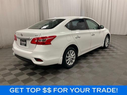 Cloud White 2019 Nissan Sentra SV