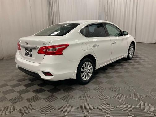 Cloud White 2019 Nissan Sentra SV
