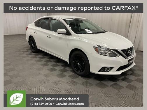 Cloud White 2019 Nissan Sentra SV