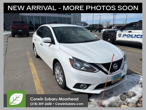 Cloud White 2019 Nissan Sentra SV