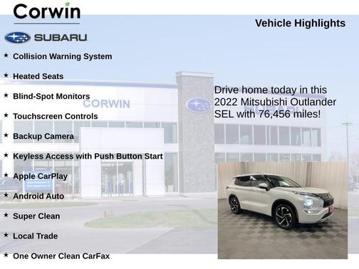 2022 Mitsubishi Outlander SEL