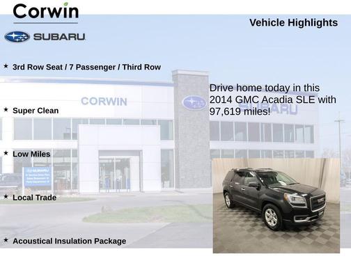 2014 GMC Acadia SLE-2