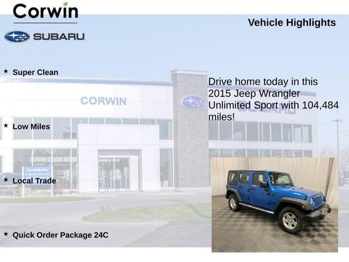 2015 Jeep Wrangler Unlimited Sport