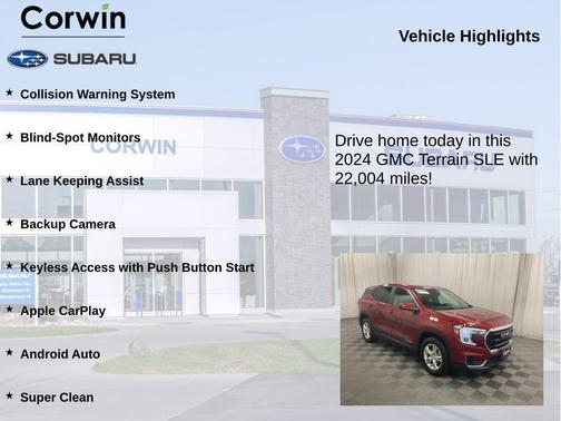 Volcanic Red 2024 GMC Terrain SLE
