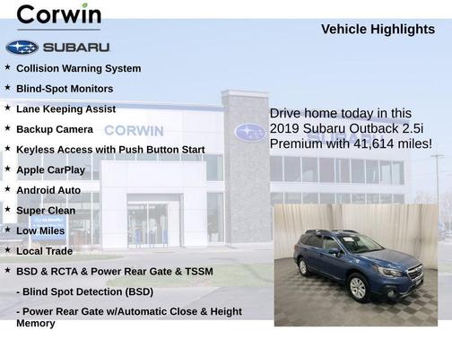 2019 Subaru Outback 2.5i Premium