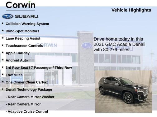 2021 GMC Acadia Denali