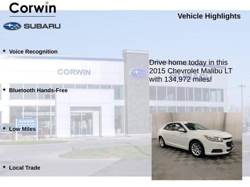 2015 Chevrolet Malibu 1LT